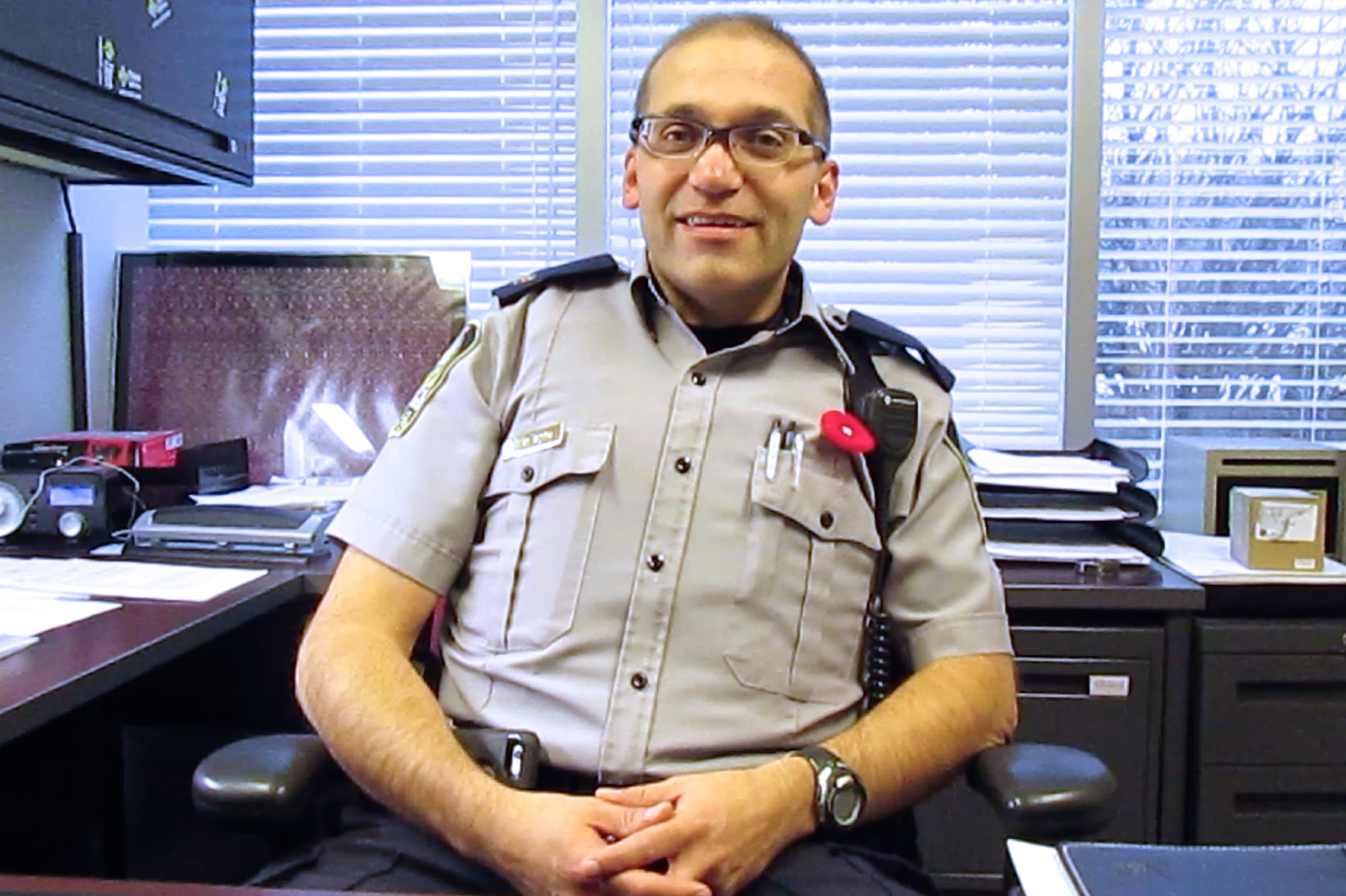 In his almost 25 year career, Sgt. Marcel Roth now takes care of the administrative side of University of Alberta Protective Services (UAPS).